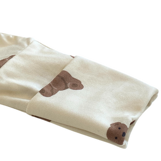 Boys' Organic Bamboo Viscose Convertible Pyjama With Bears For Babies - SofiaMila