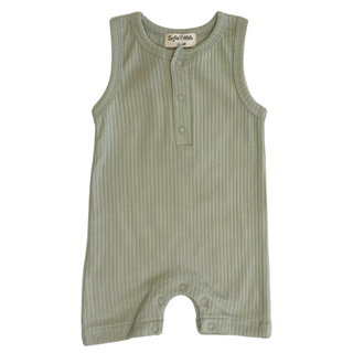 Organic Cotton Baby Short Sleeve Bodysuit with Buttons