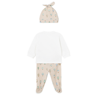 Newborn 3-Piece Set-Beige Elephant - SofiaMila