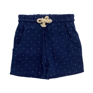 Navy Polka Dot Shorts and Shirt Set For Kids and Babies