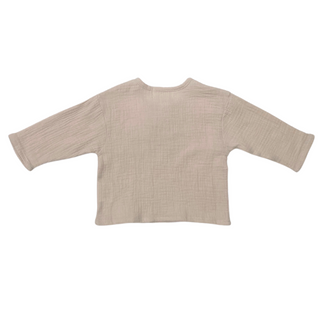 Organic Cotton Muslin Long Sleeve Top and Bottom Set