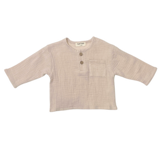 Organic Cotton Muslin Long Sleeve Top and Bottom Set